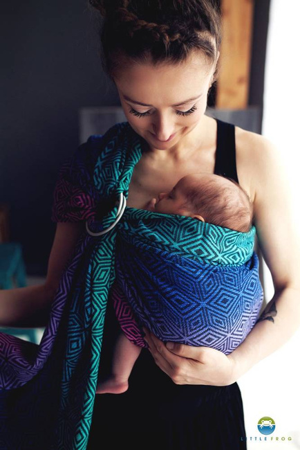 Little Frog Ring Sling - Dark Aurora Cube