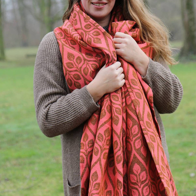 Woven Wrap Yaro Slings - La Vita Duo Pink Black Bronze Glam