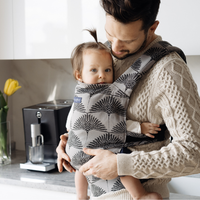 Zaffiro - baby carrier City Grey Leaves