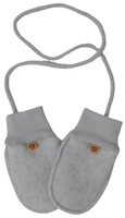 Zaffiro - Rękawiczki dziecięce Wełna premium 0-12m Grey