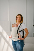 Baby carrier Kavka Multi-age: Oat Herringbone (No Cotton)