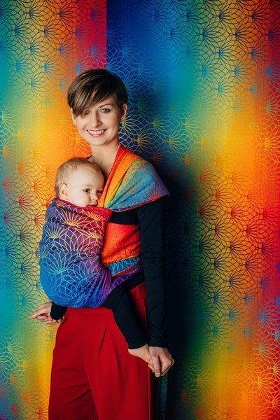 Woven wrap LennyLamb - Rainbow Lotus