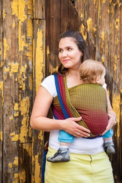 Ring Sling EverySlings Babyheart Raspberry