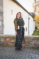 Chusta kółkowa Yaro Slings - Stellar Spongy Black Multicolor Glossy