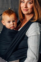 Basic Line Baby Sling Lenny Lamb - Little Herringbone Black Ebony