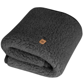 Zaffiro - Koc 100% wełna - Baranek Anthracite