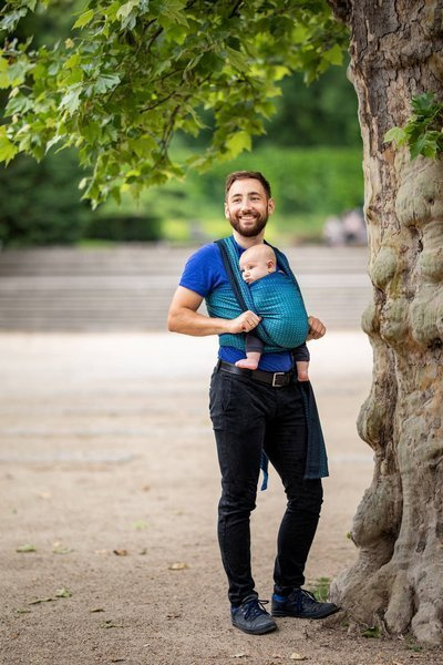 Ring Sling EverySlings Babyheart Blackberry