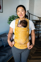 Nosidełko regulowane Qusy - Sand Stories Mustard