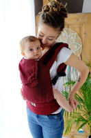 Little Frog Carrier - Ruby Herringbone