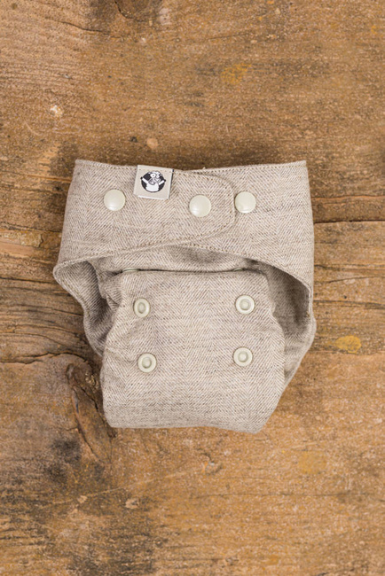 Otulacz wełniany LennyLamb - Herringbone Natural