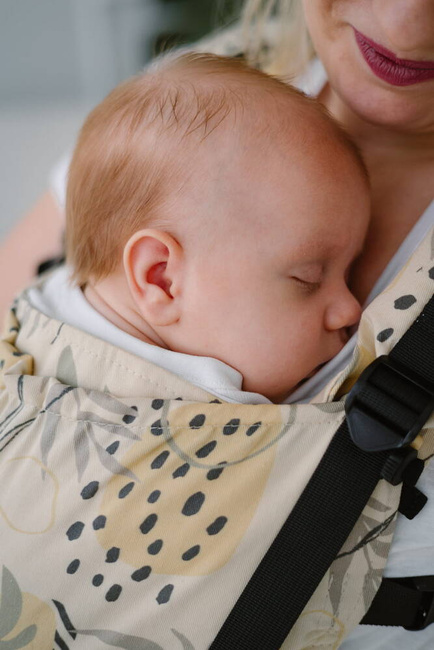 Baby carrier Kavka Essence: Cream Boho Print