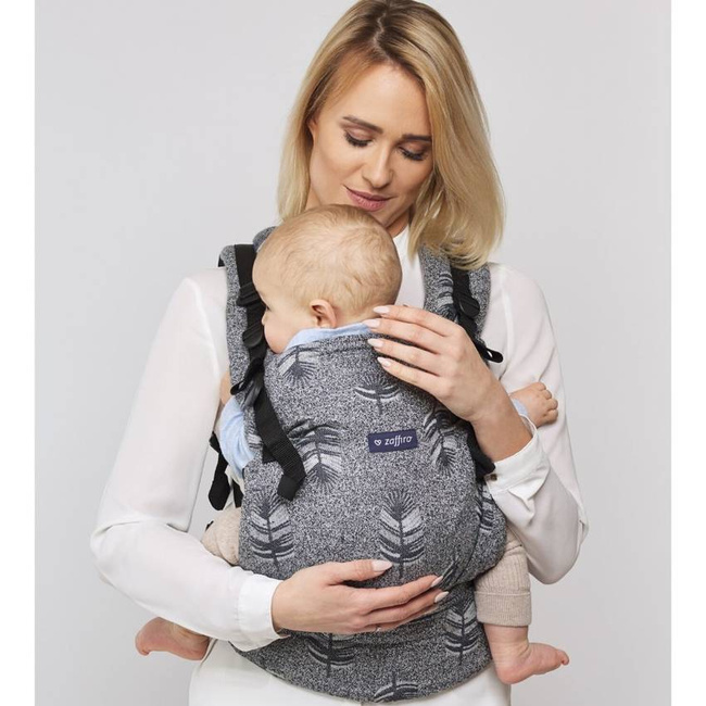 Zaffiro - Adjustable baby carrier SMART 2.0 Bamboo Feather