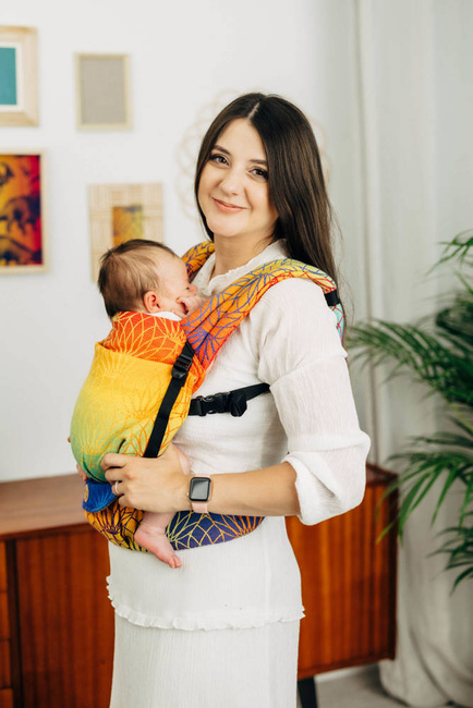 LennyLamb baby carrier - LennyLight - Rainbow Lotus