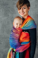 Chusta tkana LennyLamb - Lotos Tęczowy