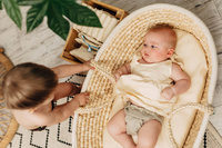 Otulacz wełniany LennyLamb - Herringbone Natural