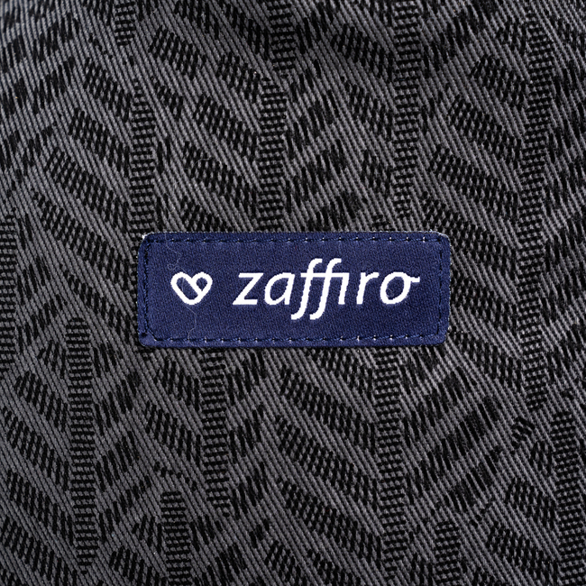 Zaffiro - baby carrier City Graphite Leaves