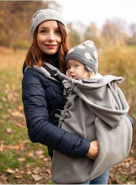 Osłonka polarowa na nosidełko Kinder Hop - Grey