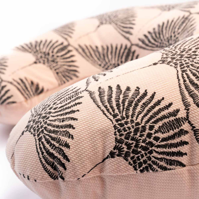 Breastfeeding pillow Zaffiro - Salmon Fern