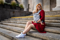 Nosidło regulowane Qusy -Sand Stories Goose Tencel