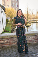 Chusta kółkowa Yaro Slings - Stellar Spongy Black Multicolor Glossy