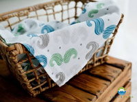 Little Frog Bamboo Swaddle - Handsome