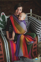 Woven wrap Little Frog Aura in Love