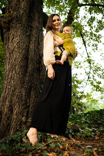 Nosidełko regulowane Qusy - Linen Olive