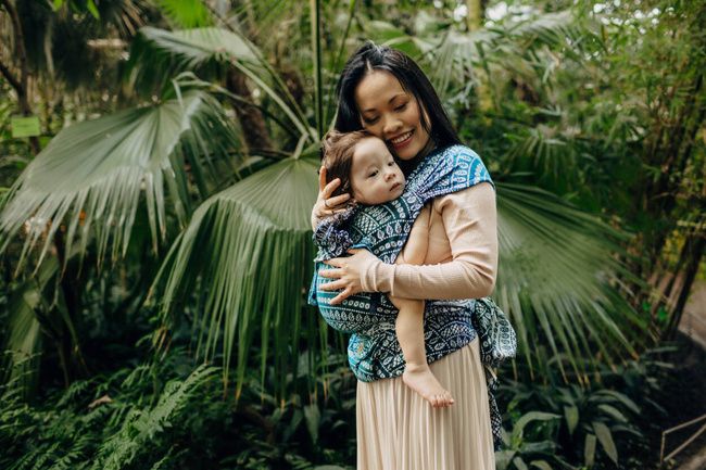 Nosidło hybrydowe LennyLamb - Pawi Ogon Sea Angel