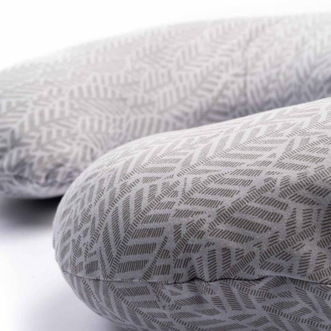 Breastfeeding pillow Zaffiro - Luli Grey Leaves