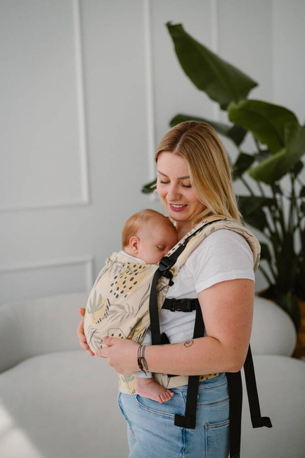 Baby carrier Kavka Essence: Cream Boho Print