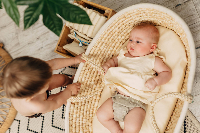 Otulacz wełniany LennyLamb - Herringbone Natural