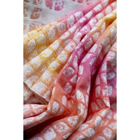 Chusta tkana Yaro Petals Ultra Cotton Candy Rainbow