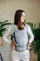 LennyLamb baby carrier - LennyLight - Little Herringbone Grey