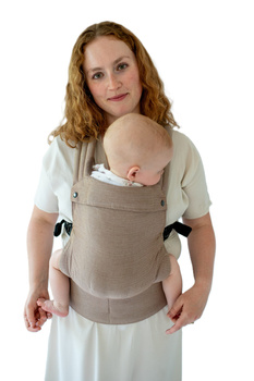 Baby Carrier Qusy Mini 2.0 - Walnut Twill Bamboo