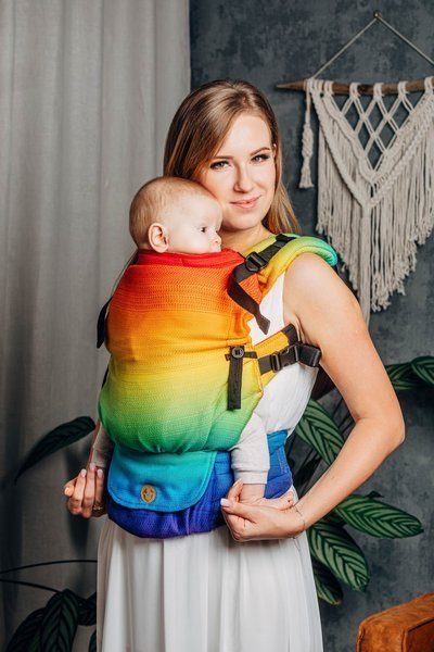 Lenny Lamb Baby carrier: LennyUpGrade Rainbow Baby