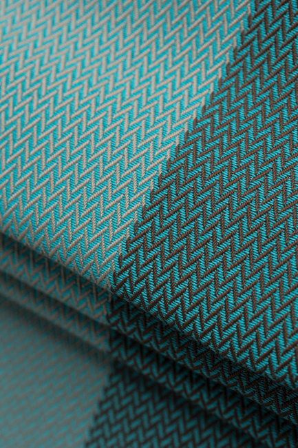 Chusta tkana LennyLamb - Mała Jodełka Baby Mint