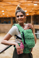 LennyLamb baby carrier LennyLight - ENCHANTED NOOK - EVERGREEN