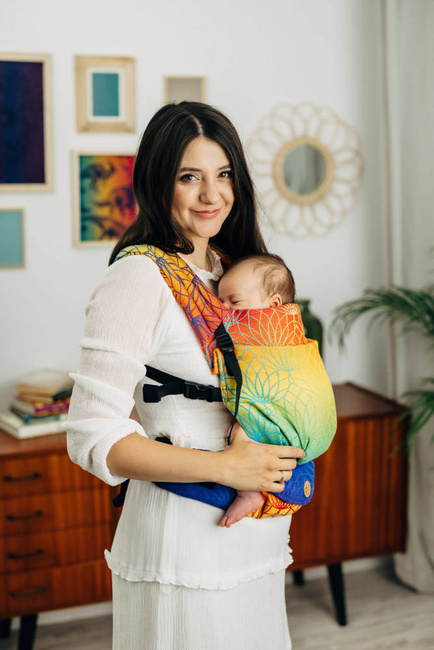 LennyLamb baby carrier - LennyLight - Rainbow Lotus