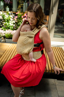 Qusy carrier / Sand Stories Natural - adjustable ergonomic carrier 