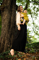 Nosidełko regulowane Qusy - Linen Olive