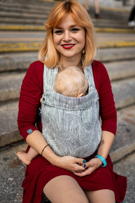 Nosidło regulowane Qusy -Sand Stories Goose Tencel