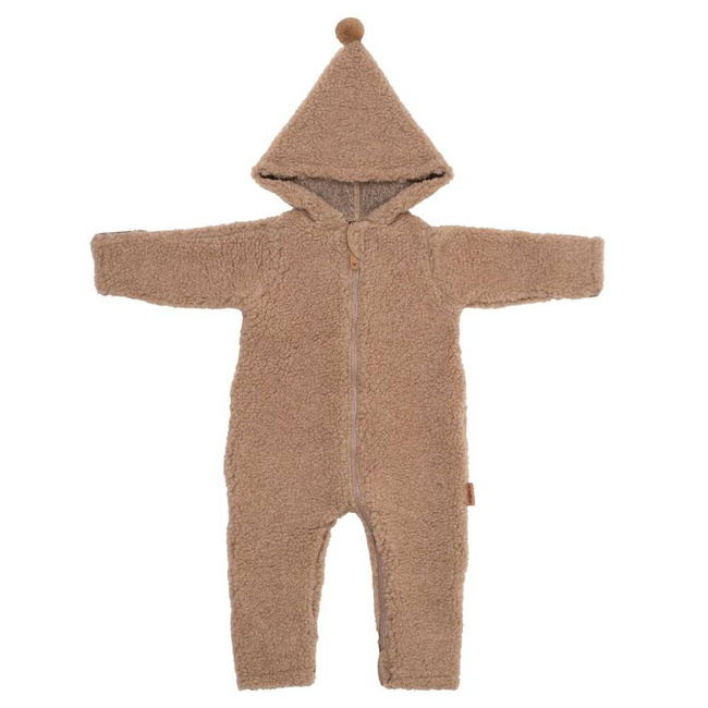 Zaffiro - Woolen Romper Suit - Wool Lamb Brown