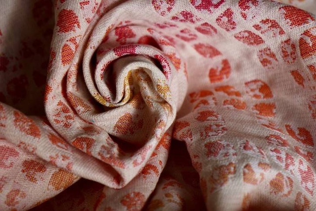 Yaro Petals Ultra Caramel Rainbow Linen Scarf