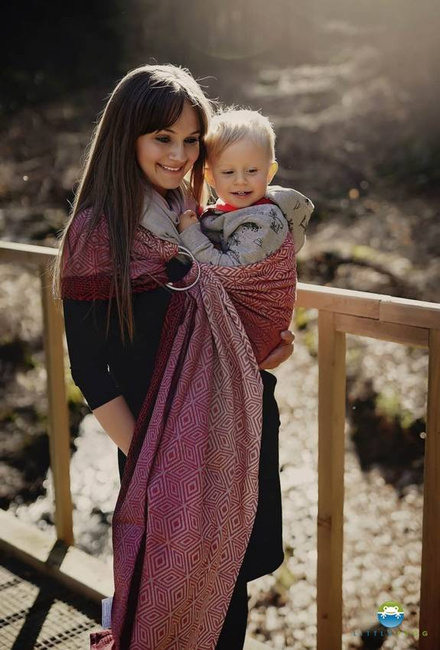 Little Frog Ring Sling - Ruby Cube