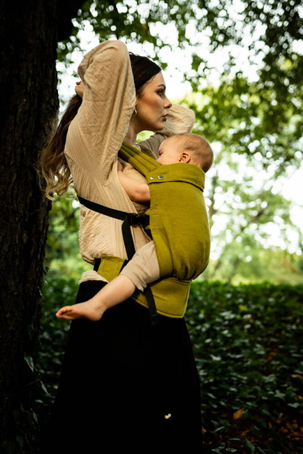 Nosidełko regulowane Qusy - Linen Olive