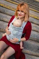 Nosidło regulowane Qusy -Sand Stories Goose Tencel