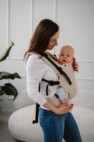 Baby carrier Kavka Multi-Age Magnetic: Vanilla Herringbone