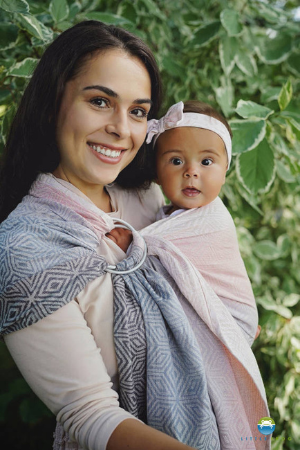 Little Frog Ring Sling - Foggy Cube