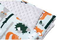 Minky Fleece Blanket (Orange Forrest) 80x100 cm