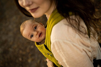 Nosidełko regulowane Qusy - Linen Olive